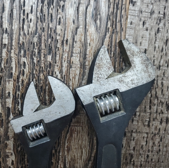 ATD 12" & 10" Heavy Duty Drop Forged Adjustable Wrenchs Lot Of 2 - Picture 3 of 6